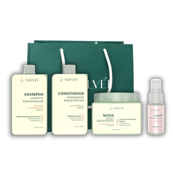 Набір для відновлення волосся та стимуляції росту SOLV&Eacute;E Hair Growth & Care Set 250 мл SLV4 фото